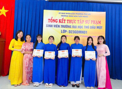 TRƯỜNG MẦM NON TUỔI NGỌC TỔ CHỨC LỄ TỔNG KẾT THỰC TẬP SƯ PHẠM