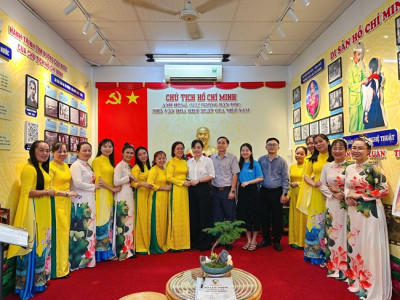 CHI BỘ TRƯỜNG MẦM NON TUỔI NGỌC ĐÓN ĐOÀN BAN GIÁM KHẢO CUỘC THI XÂY DỰNG “KHÔNG GIAN VĂN HÓA HỒ CHÍ MINH” NĂM 2026