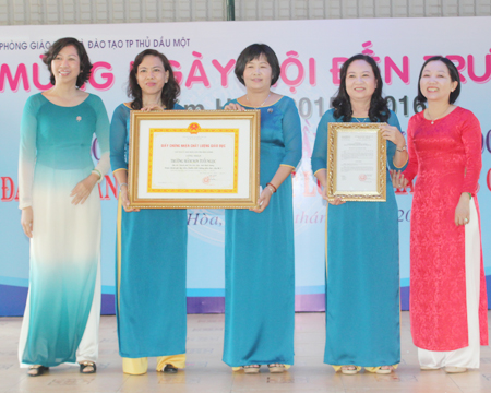 Trường Mầm non Tuổi Ngọc: Đạt chuẩn kiểm định chất lượng giáo dục cấp độ 2