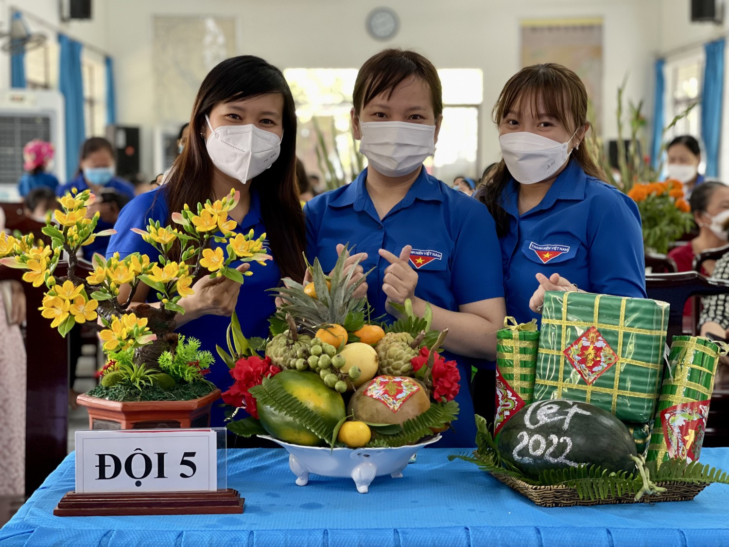 Chi đoàn trường Mầm non Tuổi Ngọc tham gia chường trình "XUÂN GẮN KẾT - TẾT SẼ CHIA" Nhâm Dần 2022