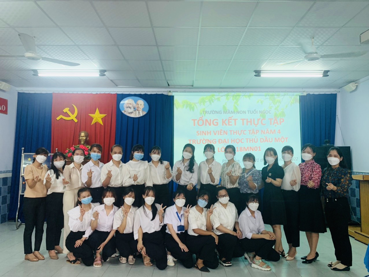 TRƯỜNG MẦM NON TUỔI NGỌC TỔNG KẾT THỰC TẬP SƯ PHẠM NĂM HỌC 2021 - 2022