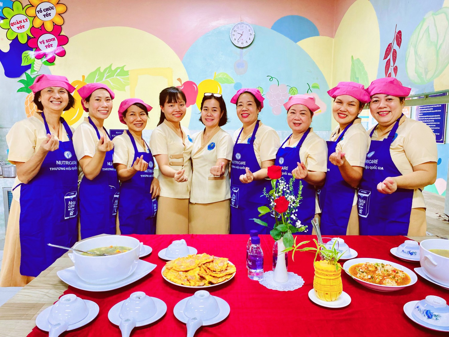 Trường Mầm non Tuổi Ngọc tổ chức “Hội thi cấp dưỡng giỏi cấp trường” năm học 2022-2023