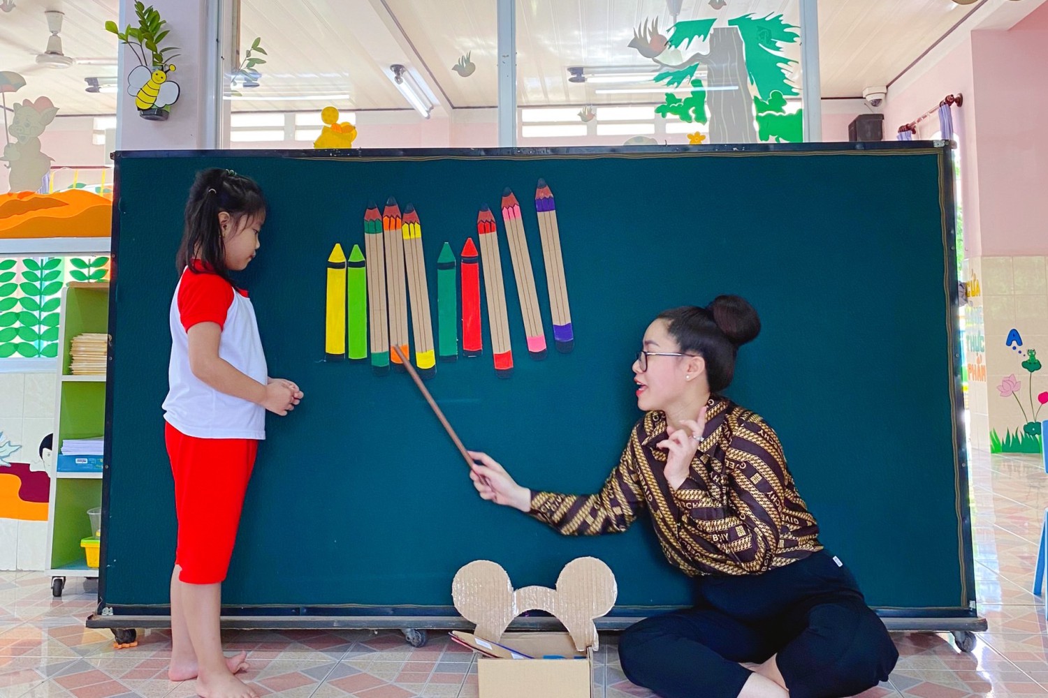 Trường Mầm non Tuổi Ngọc tổ chức "Hội thi Giáo viên dạy giỏi cấp trường" năm học 2022-2023