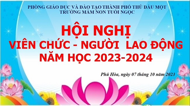 Hội nghị Viên chức, người lao động năm học 2023 - 2024