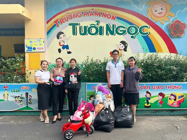 CHI ĐOÀN MN TUỔI NGỌC HƯỞNG ỨNG CHƯƠNG TRÌNH “THÁNG BA BIÊN GIỚI” NĂM 2025 TẠI TỈNH TÂY NINH