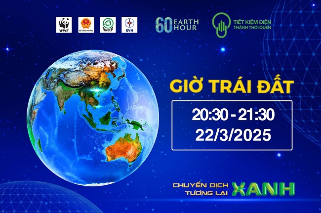 TRƯỜNG MẦM NON TUỔI NGỌC HƯỞNG ỨNG GIỜ TRÁI ĐẤT 2025