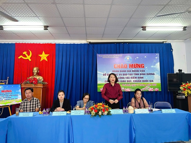 TRƯỜNG MẦM NON TUỔI NGỌC ĐÓN ĐOÀN ĐÁNH GIÁ NGOÀI SGDĐT, TỈNH BÌNH DƯƠNG