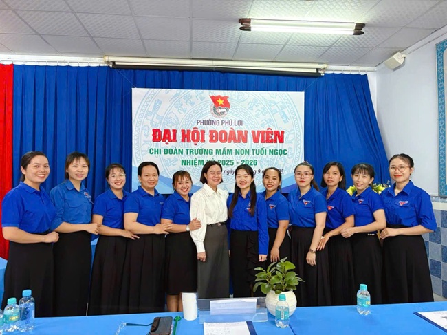 ĐẠI HỘI ĐOÀN VIÊN CHI ĐOÀN TRƯỜNG MẦM NON TUỔI NGỌC - NHIỆM KỲ 2025 – 2026