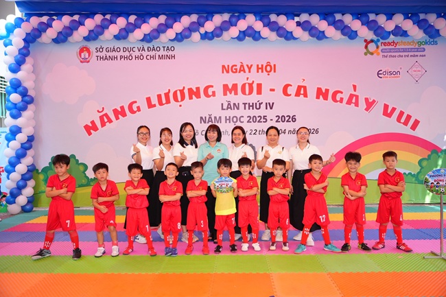 TRƯỜNG MẦM NON TUỔI NGỌC THAM GIA NGÀY HỘI “NĂNG LƯỢNG MỚI - CẢ NGÀY VUI”