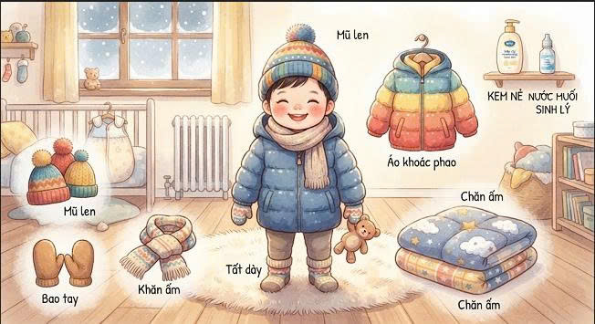 CẦN CHUẨN BỊ NHỮNG GÌ CHO TRẺ VÀO MÙA LẠNH