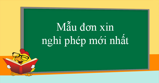 Mẫu đơn xin nghỉ phép